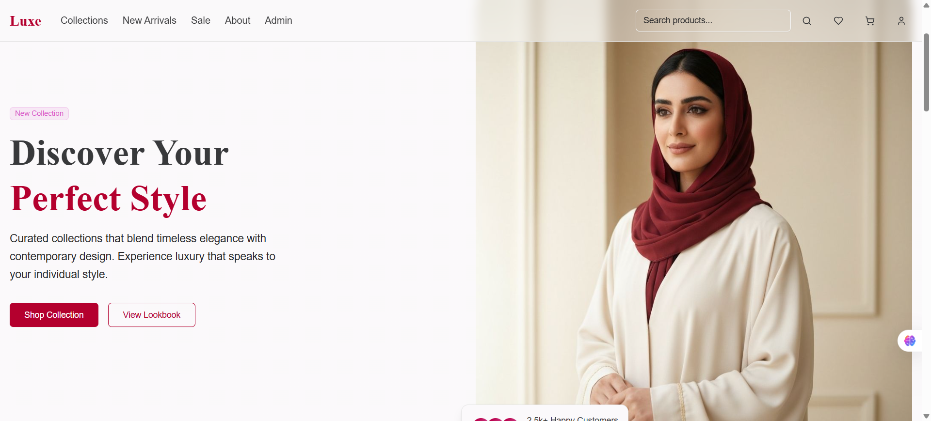 E-commerce Site - Ecommerce site for clothing